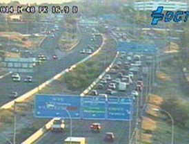 11 kilómetros de atasco en la M-40
