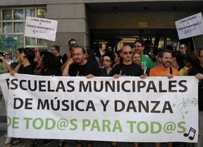 Protesta contra la privatización de las escuelas de música y danza