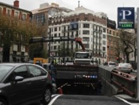 Los aparcamientos de Serrano ya funcionan