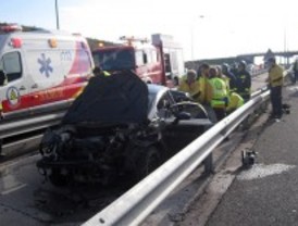 Fallece un hombre de 55 años al salirse de la carretera el coche en el que viajaba