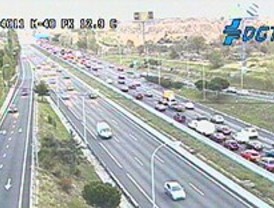 La ciudad despierta con circulación lenta