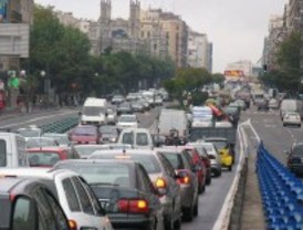 Varias incidencias atascan el tráfico madrileño