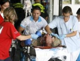 Último parte: empeora uno de los heridos muy graves de Barajas
