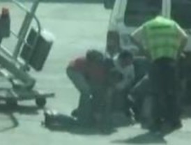 Agresión policial a un senegalés en Barajas