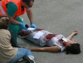 Simulacro de urgencias en Tres Cantos