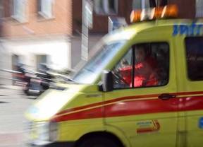 Un motorista sufre quemaduras en el 40% de su cuerpo tras colisionar en el Puerto de Navacerrada