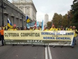 Manifestación por la custodia compartida