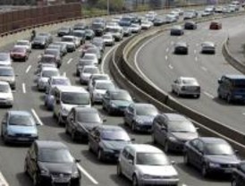 Retenciones en los accesos a Madrid