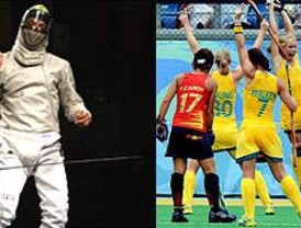 Jorge Pina logra el diploma olímpico en esgrima y las chicas de hockey se complican
