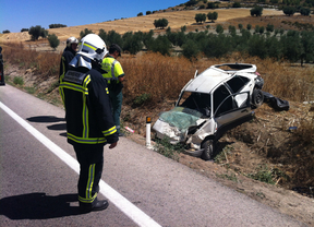 Un fallecido y dos heridas al volcar su vehículo en Arganda