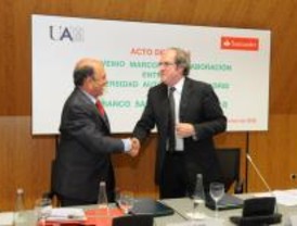 Convenio con el Banco Santander para una mayor proyección internacional de la UAM