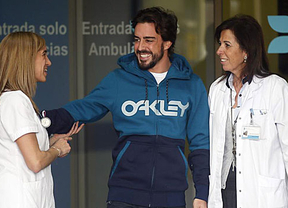 Alonso abandona el hospital sin aclarar los motivos del accidente