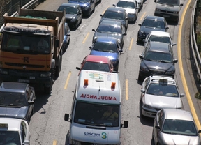 Atasco en la M-30