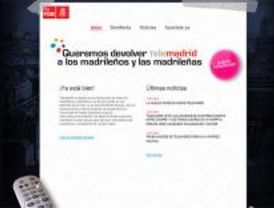 El PSM presenta una página web para 'devolver Telemadrid a los ciudadanos'