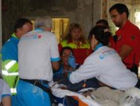 Herido al caerse en unas obras de un chalet en Pozuelo