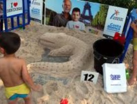 El Retiro acoge un concurso con 30 castillos de arena