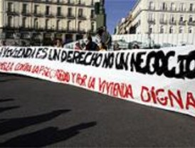 Miles de personas se manifiestan en Madrid para reclamar una vivienda digna