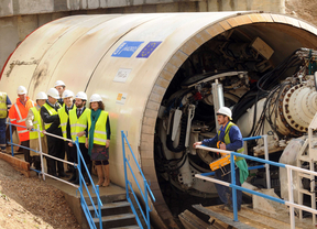 La tuneladora 'María' comienza a trabajar en la construcción del colector de Pinos