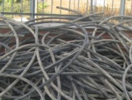 Detenidos por robar un kilómetro de cable del AVE