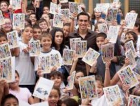 Alberto Contador presenta su cuento 'Querer es poder'