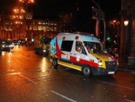 Intoxicados al incendiarse su piso