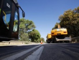 Obras para recuperar la carretera de El Pardo