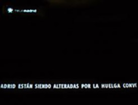 RTVM cree que la huelga es una táctica sindical contra el Gobierno de Aguirre