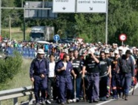 La marcha de los mineros llega a la Comunidad de Madrid este domingo