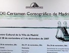 El Certamen Coreográfico de Madrid se traslada al Centro Cultural de la Villa