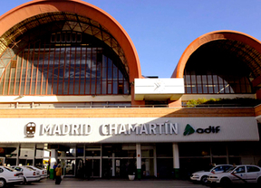 Fachada de la estación de Chamartín