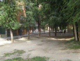 Zonas verdes interbloques en Moratalaz