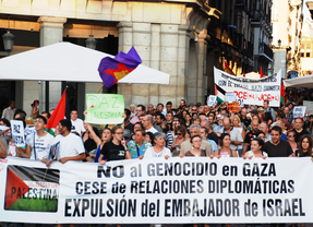 Madrid clama contra la matanza en Gaza