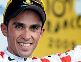 Contador, segundo en la primera contrarreloj del Tour