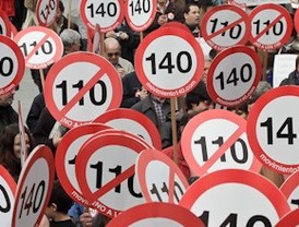 250 conductores rechazan los 110 km/h y acusan a Tráfico de 'hinchar' las cifras de siniestralidad