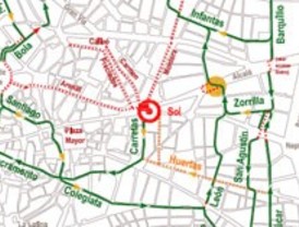 Un mapa de calles tranquilas de Madrid para ir en 'bici'