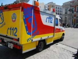 Cuatro heridos leves en una colisión entre varios coches en la calle Bailén