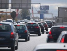 La M-40 se colapsa en hora punta