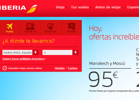 Iberia lanza un millón de plazas desde 35 euros