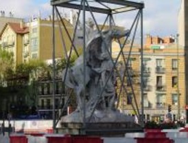 Los pegasos de Legazpi se guardarán en un almacén