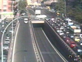 Corte de carril en la A-42 por una incidencia