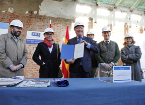 Getafe pone la primera piedra de la rehabilitación del antiguo mercado municipal