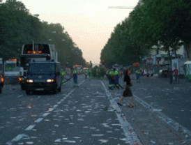 El Ayuntamiento recogió en Cibeles cinco toneladas de residuos