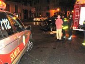 Muere la pasajera de un taxi en un accidente en el centro de Madrid