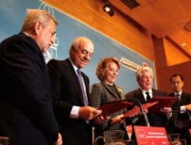 BBVA, Comunidad, CEIM y Cámara renuevan un convenio para facilitar 2.500 millones a pymes