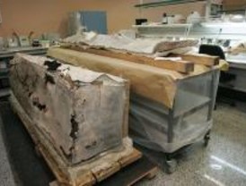 Restaurados los sarcófagos romanos de Arroyomolinos