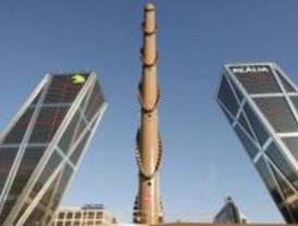 El obelisco de Calatrava alcanza 92 metros, su altura definitiva