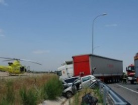 Un accidente mortal obliga a cortar la M-50 en Getafe durante dos horas