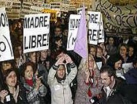 Cientos de personas reclamaron en Sol la despenalización del aborto