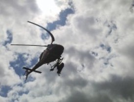 Rescatan a una mujer en La Pedriza con helicóptero