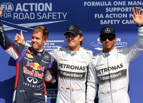 Rosberg, 'pole' en Spa, le gana el duelo a Hamilton